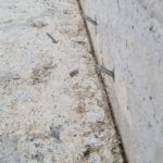 aiguille d'injection de résine pour traiter le béton humide