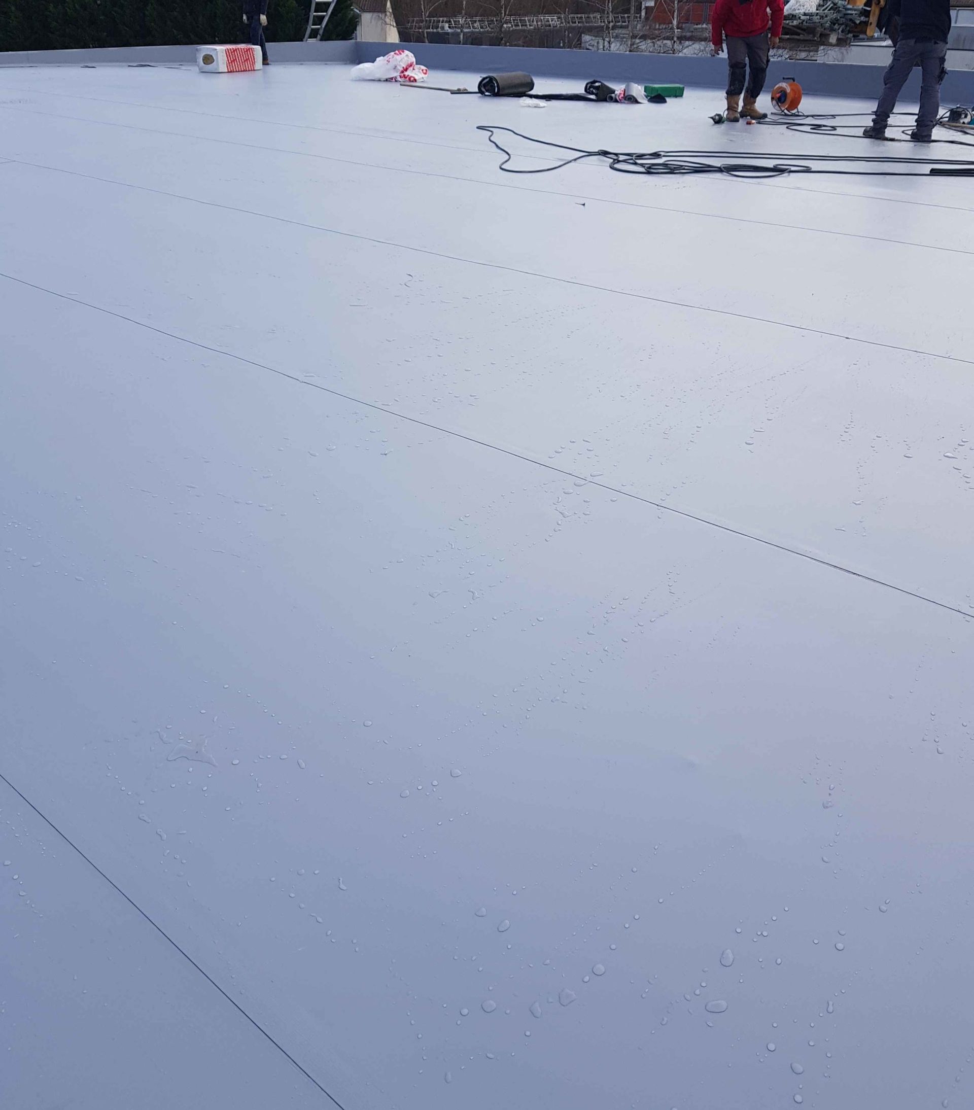 revêtement de toit en membrane-étanchéité toiture étanchéité synthétique - membrane pvc - étanchéité toiture - toit plat